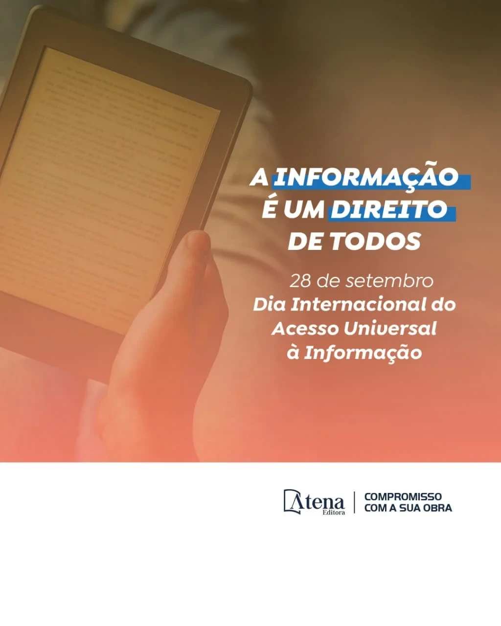 A informação é um direito de todos!