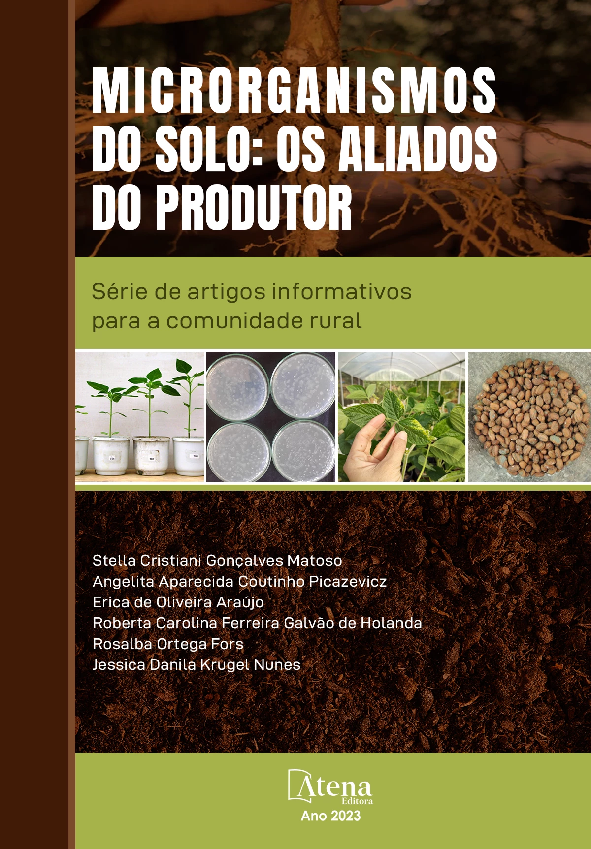 capa do ebook Microrganismos do solo: os aliados do agricultor - Série de artigos informativos para a comunidade rural