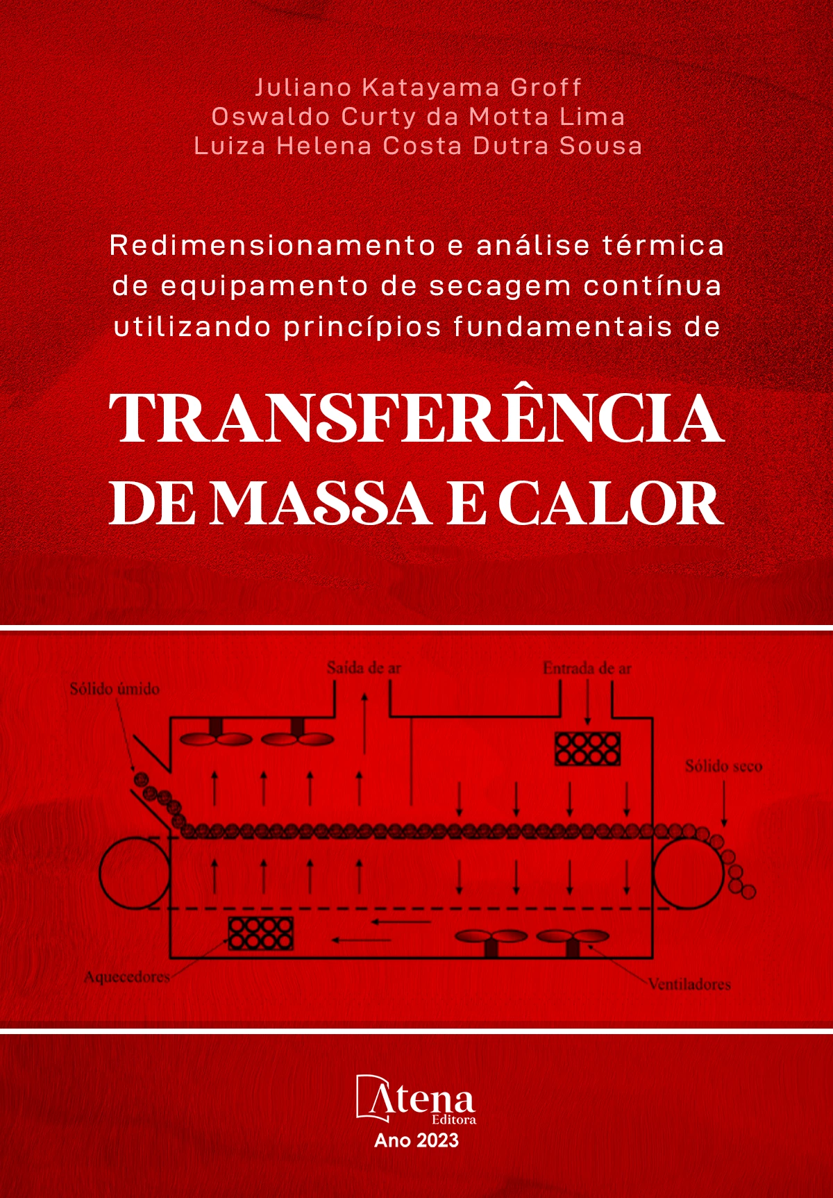 capa do ebook Redimensionamento e análise térmica de equipamento de secagem contínua utilizando princípios fundamentais de transferência de massa e calor