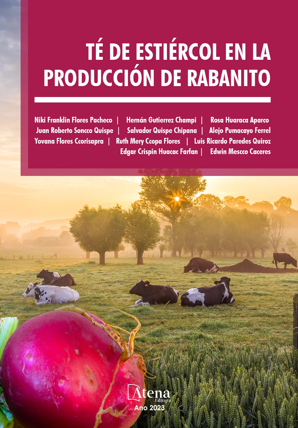 capa do ebook Té de estiércol en la producción de rabanito
