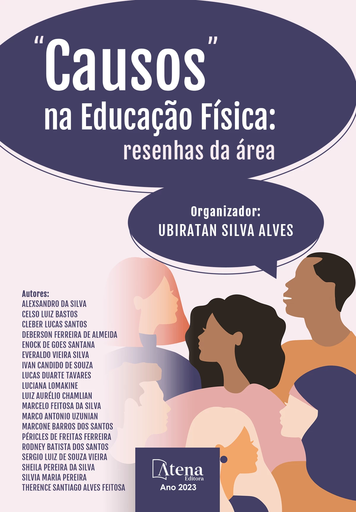 capa do ebook “Causos” na Educação Física: resenhas da área