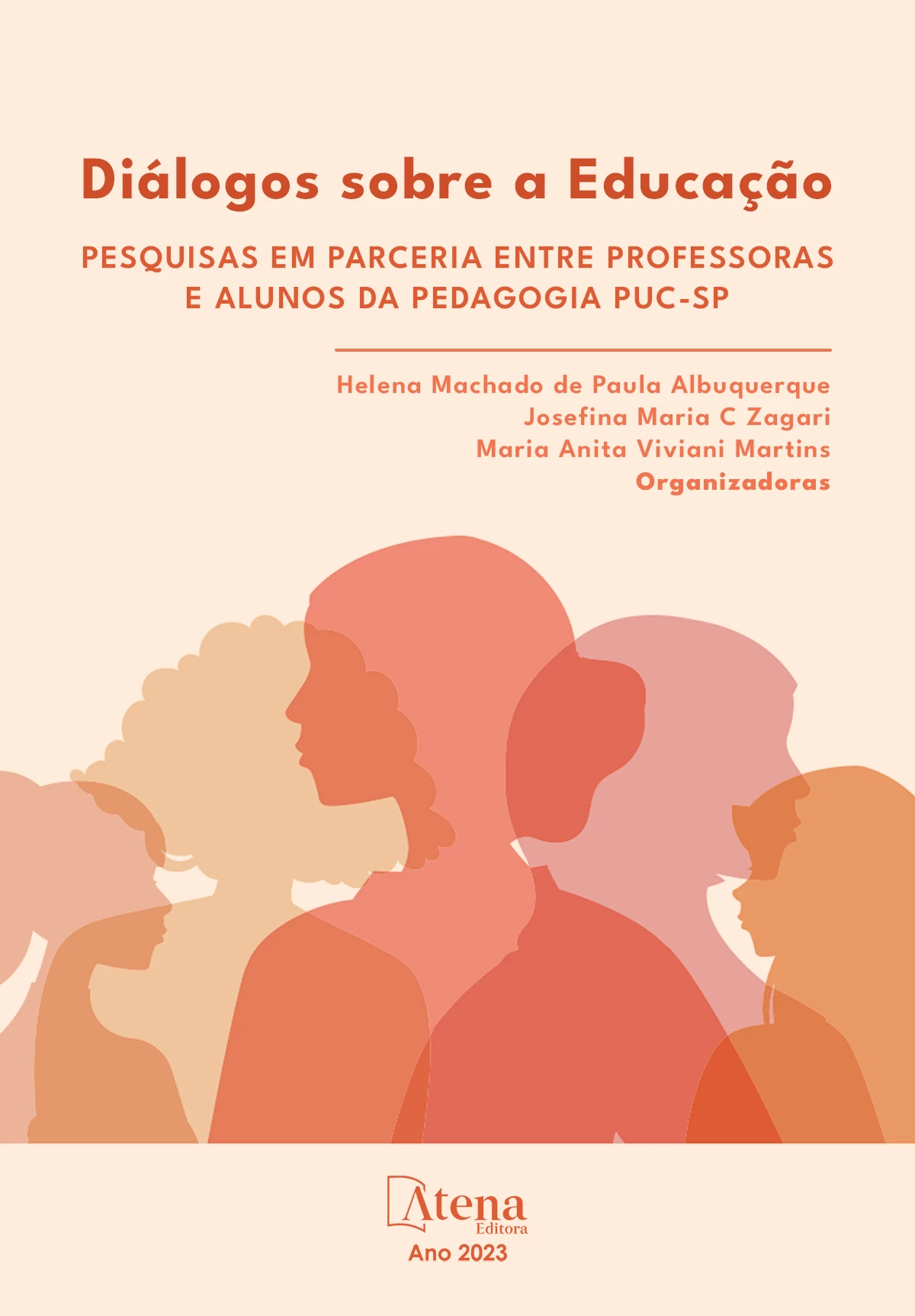 capa do ebook Diálogos sobre a educação - Pesquisas em parceria entre professoras e alunos da pedagogia PUC-SP