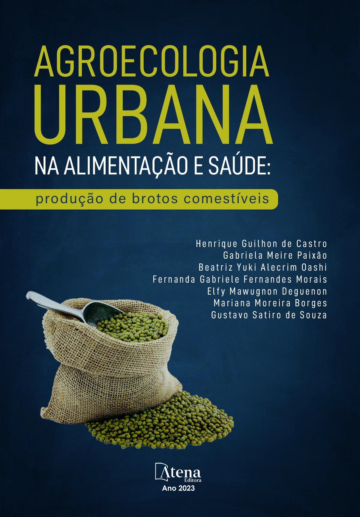 capa do ebook Agroecologia urbana na alimentação e saúde: produção de brotos comestíveis