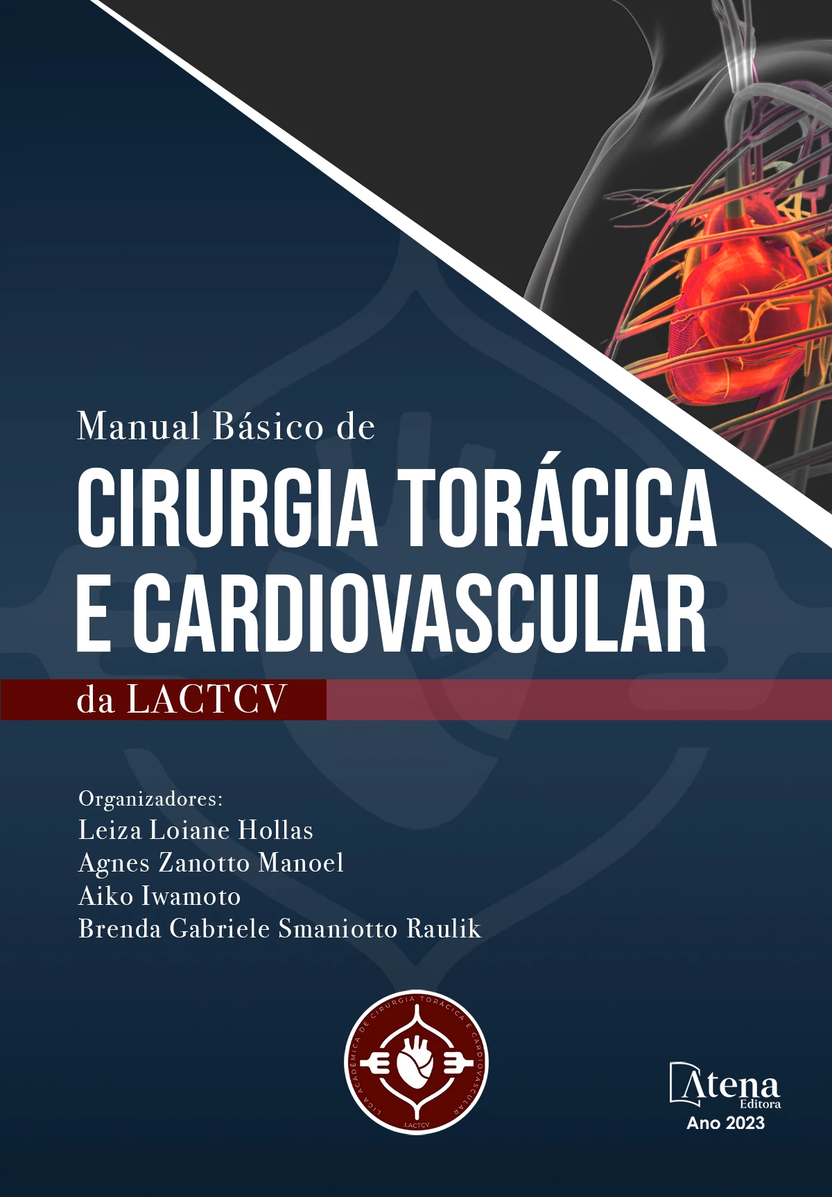 capa do ebook Manual básico de cirurgia torácica e cardiovascular da LACTCV