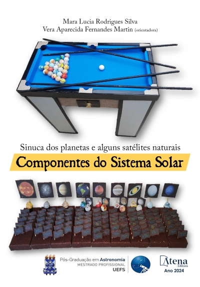 Sinuca dos planetas e alguns satélites naturais componentes do sistema solar