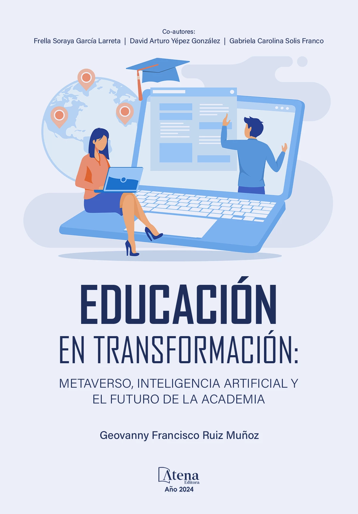 capa do ebook Educación en transformación: metaverso, inteligencia artificial y el futuro de la academia
