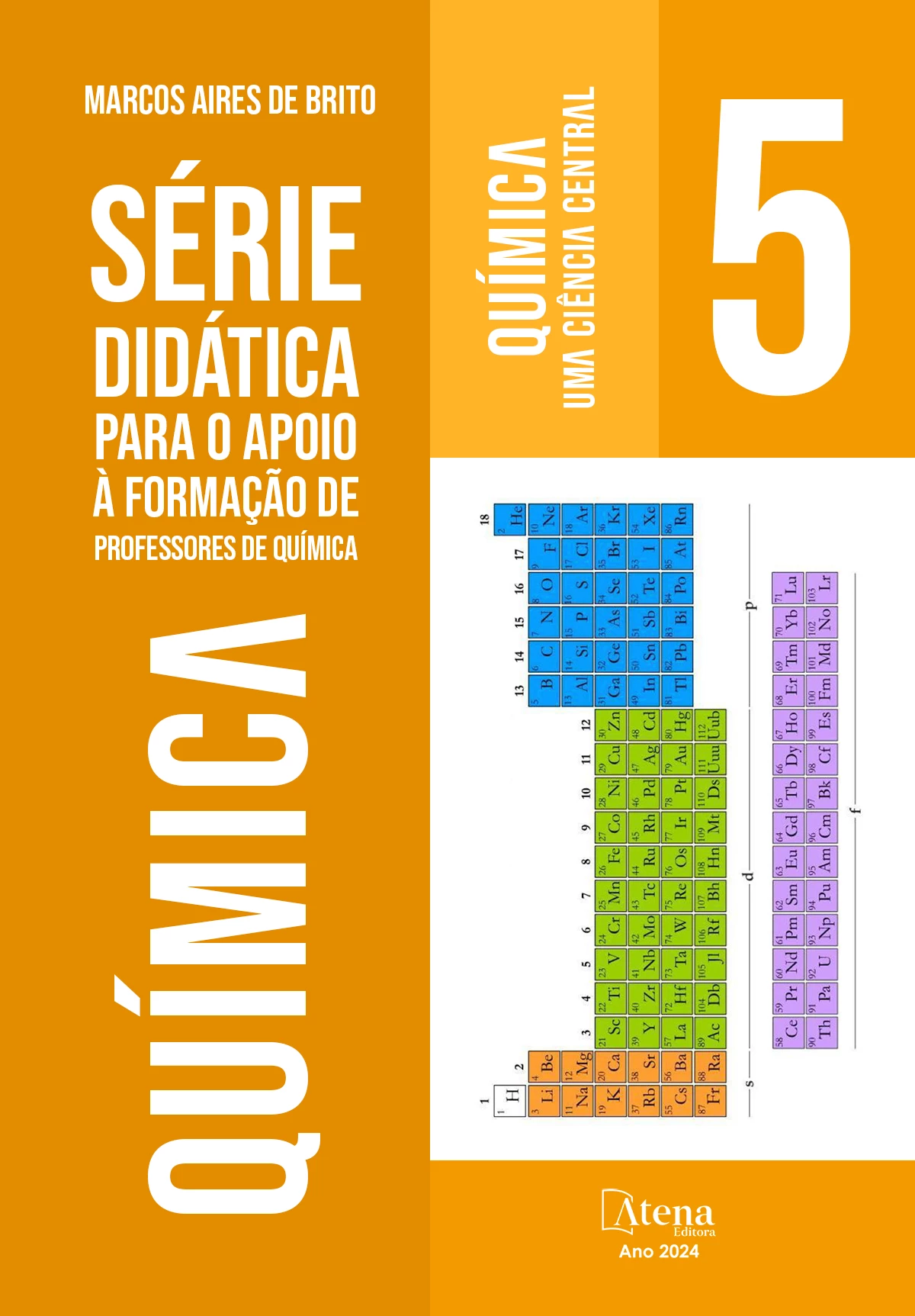 capa do ebook Série didática para o apoio à formação de professores de química - Volume 5