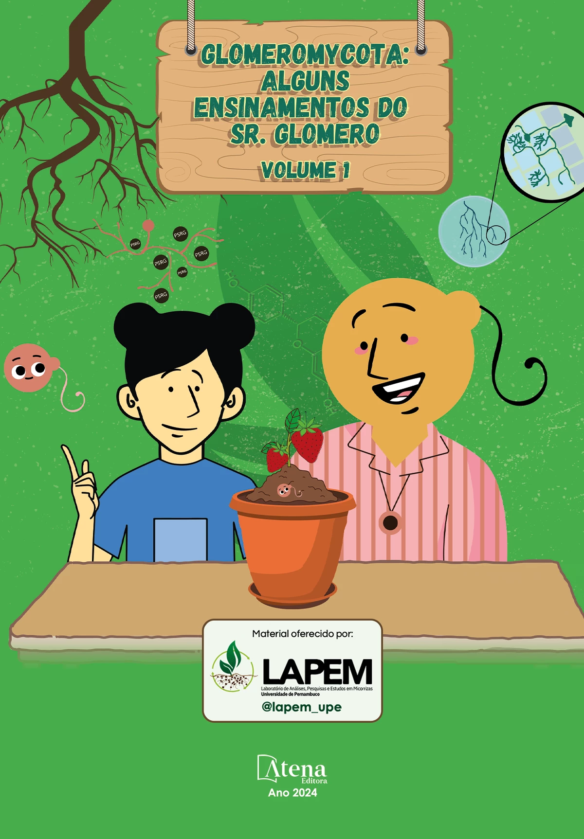 capa do ebook Glomeromycota: alguns ensinamentos do Sr. Glomero - Volume 1