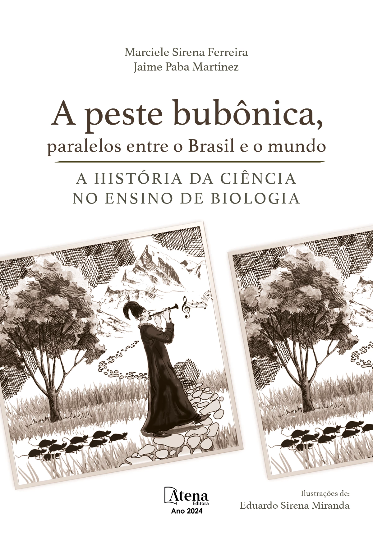 capa do ebook A peste bubônica, paralelos entre o Brasil e o mundo. A história da ciência no ensino de biologia