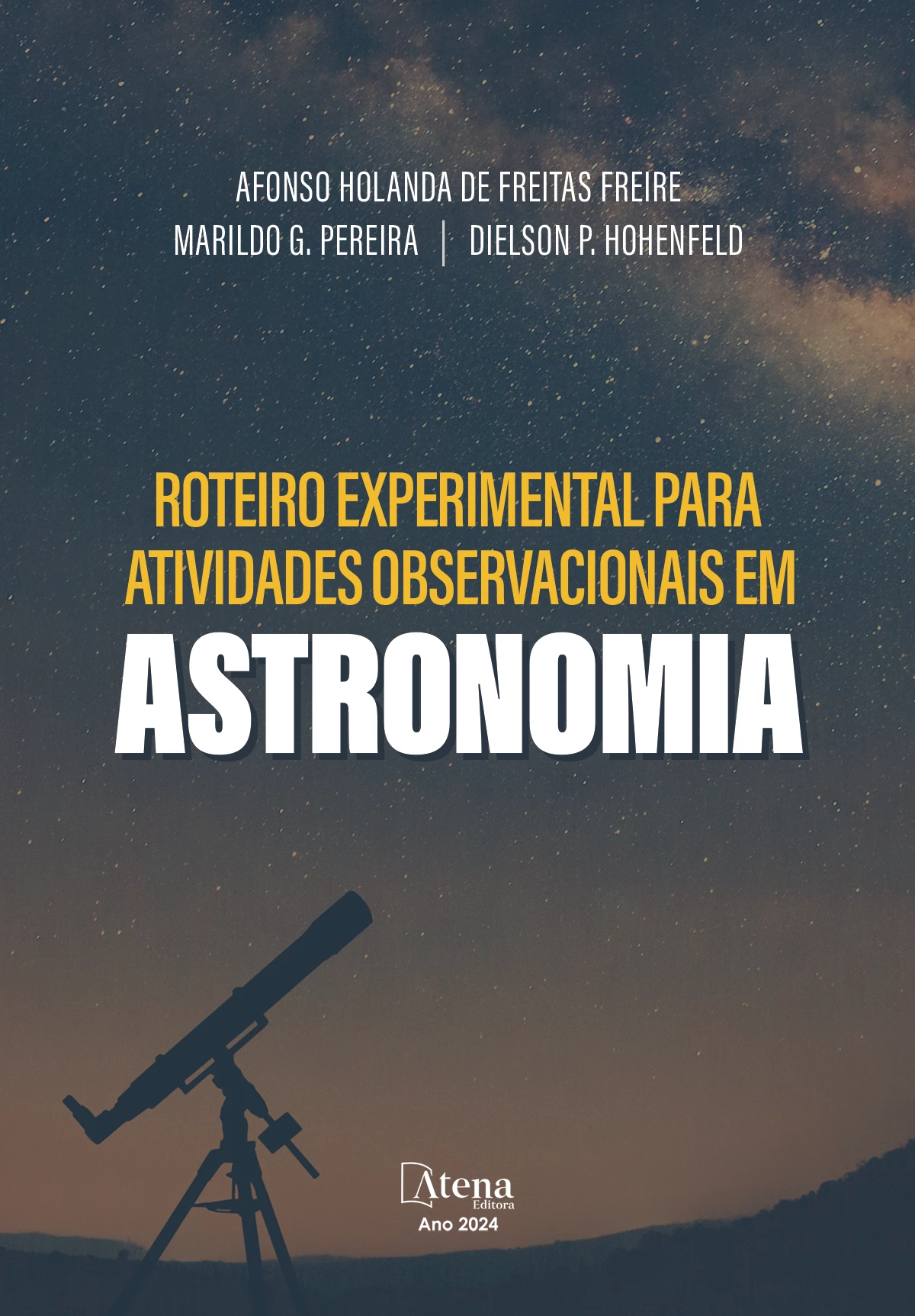 capa do ebook Roteiro experimental para atividades observacionais em astronomia