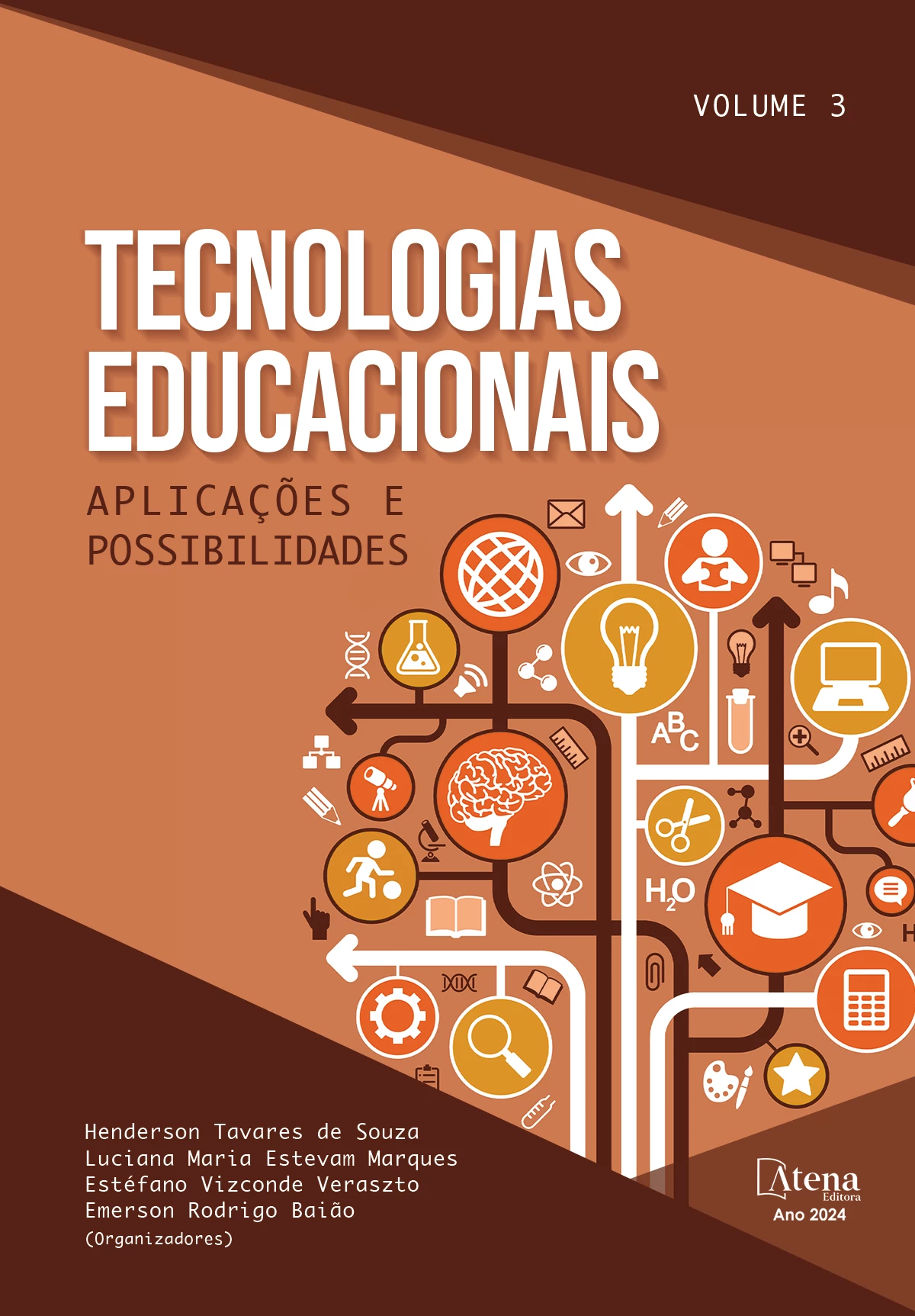 capa do ebook Tecnologias educacionais: aplicações e possibilidades - volume 3