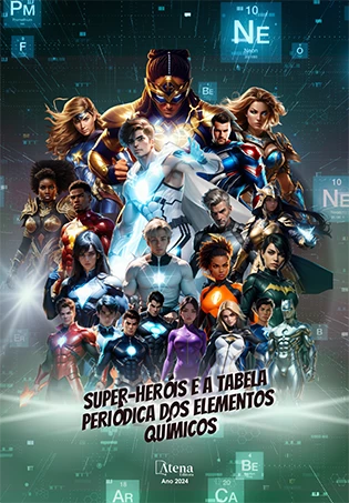 capa do ebook Super-heróis e a tabela periódica dos elementos químicos