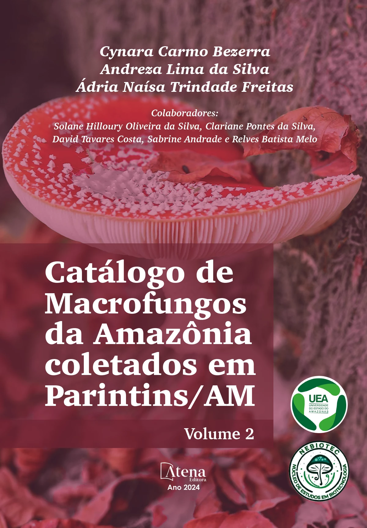 capa do ebook Catálogo de macrofungos da Amazônia coletados em Parintins/AM