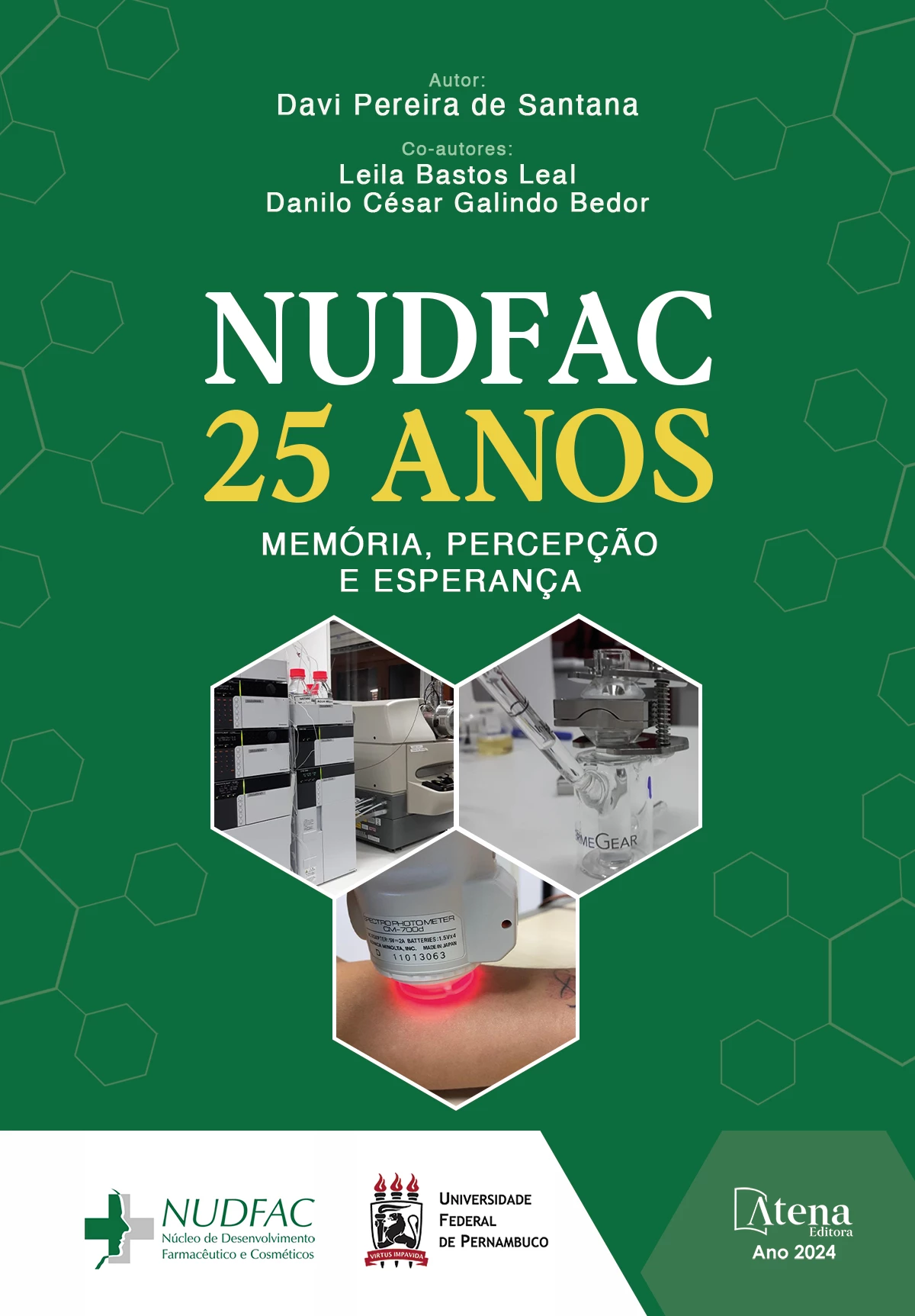 capa do ebook NUDFAC 25 anos - memória, percepção e esperança