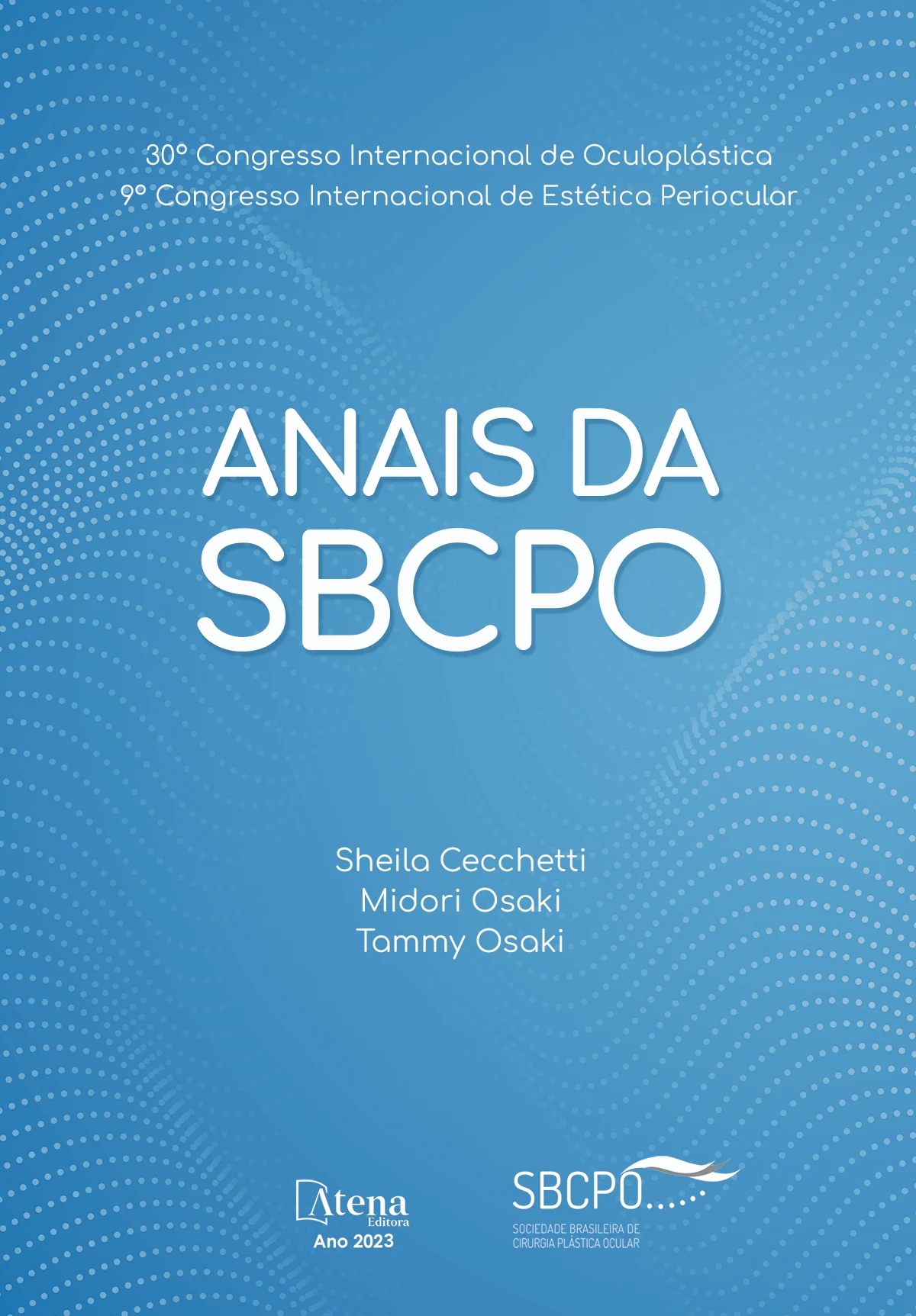 capa do ebook Anais do Congresso Internacional de Oculoplástica 2023 - SBCPO