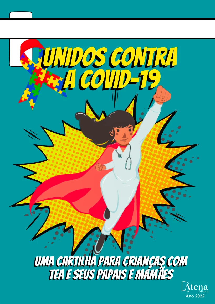 capa do ebook Unidos contra a Covid-19: Uma cartilha para crianças com TEA e seus papais e mamães