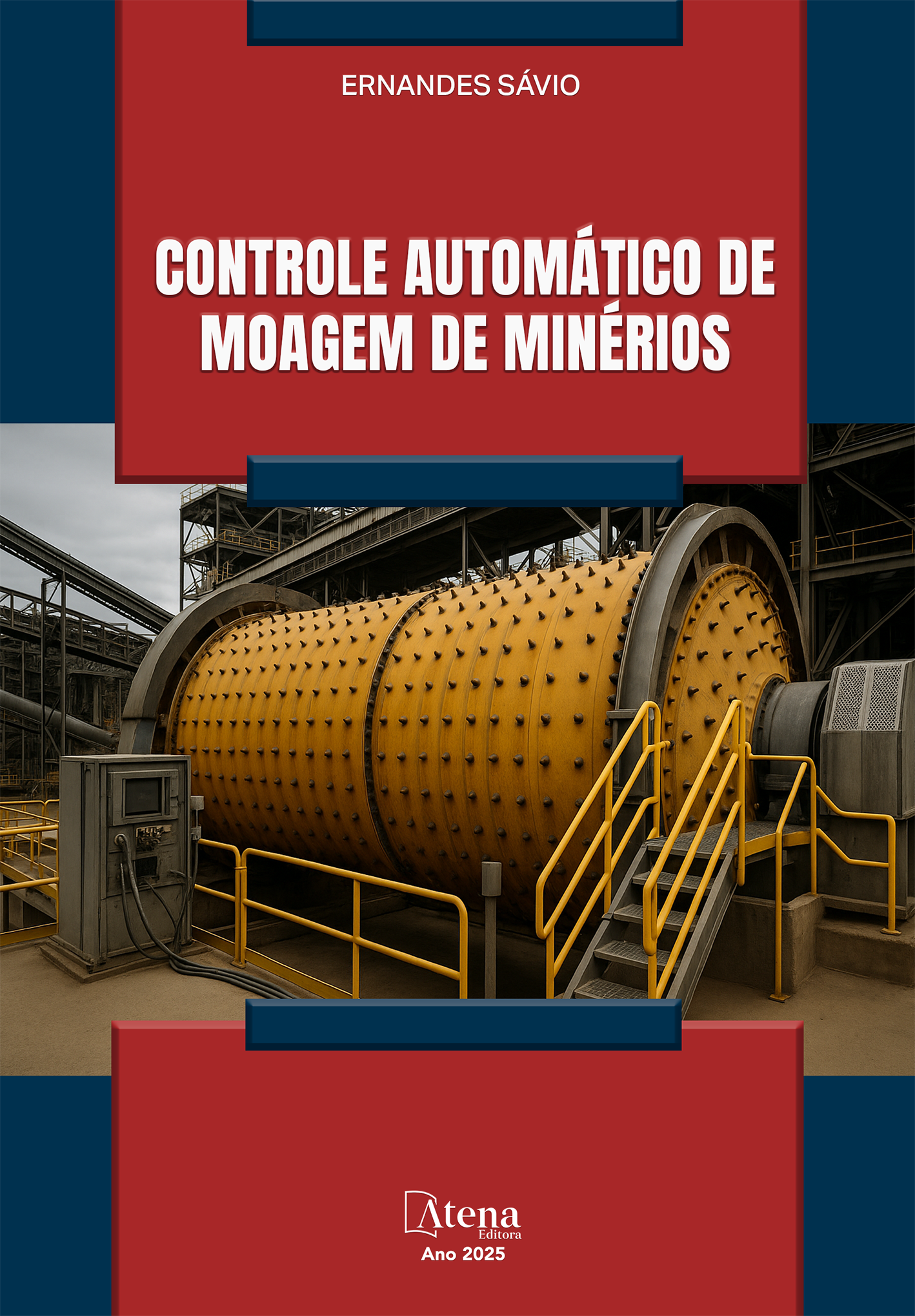 capa do ebook Controle automático de moagem de minérios