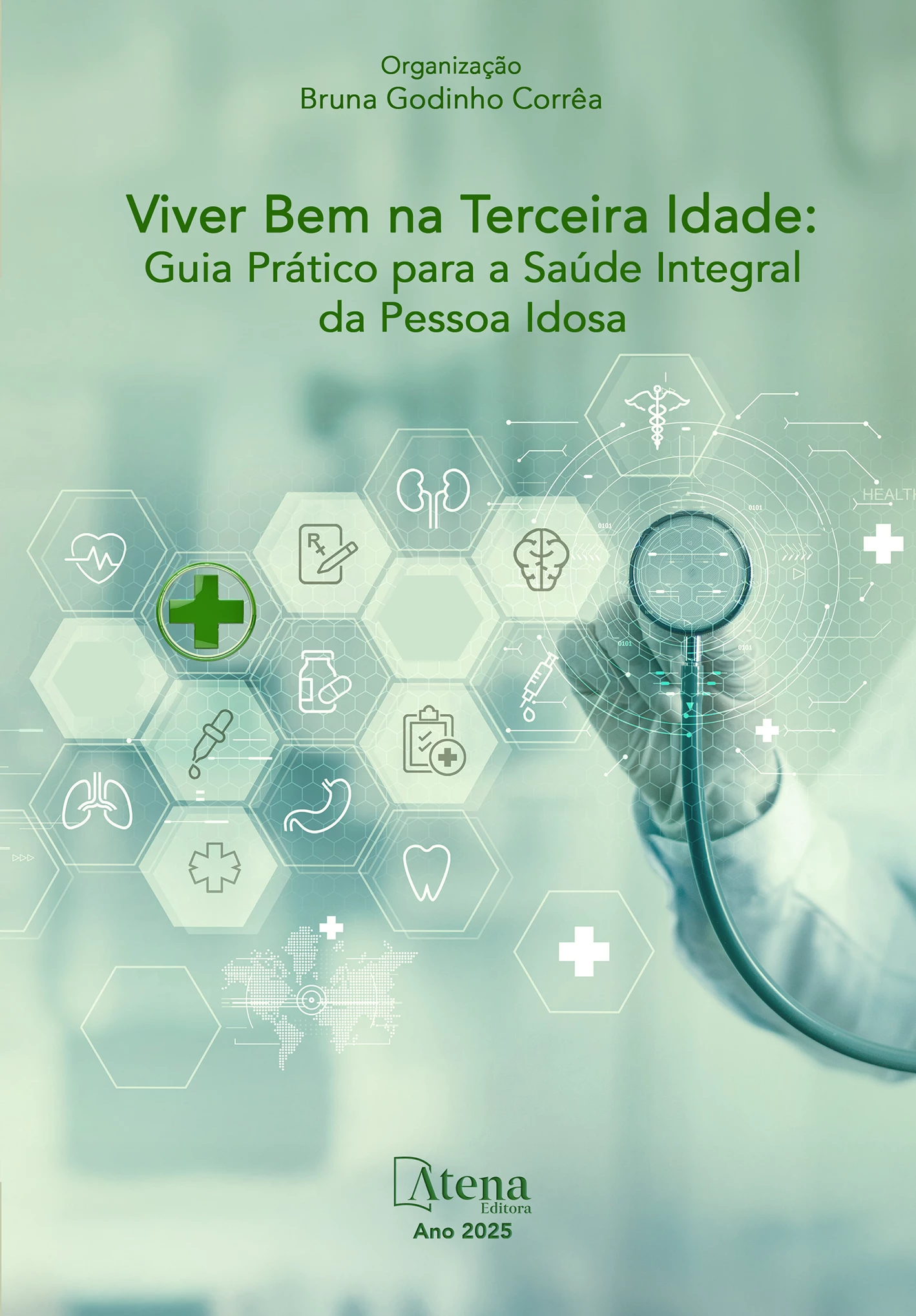 capa do ebook Viver bem na terceira idade: guia prático para a saúde integral da pessoa idosa