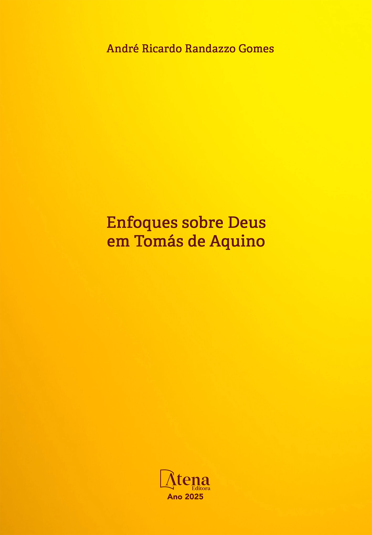 capa do ebook Enfoques sobre Deus em Tomás de Aquino