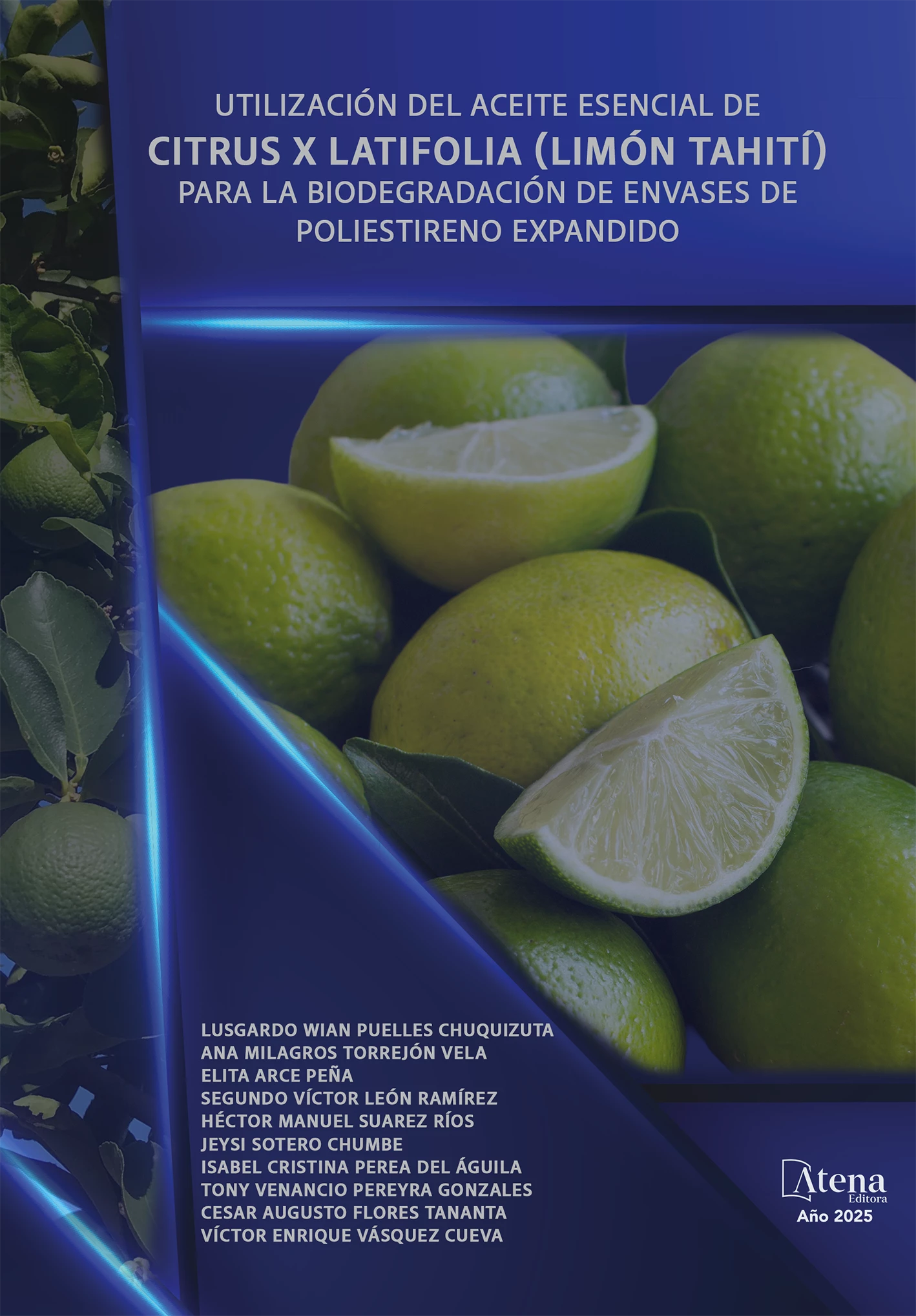 capa do ebook Utilización del aceite esencial de Citrus x latifolia (limón Tahití) para la biodegradación de envases de poliestireno expandido