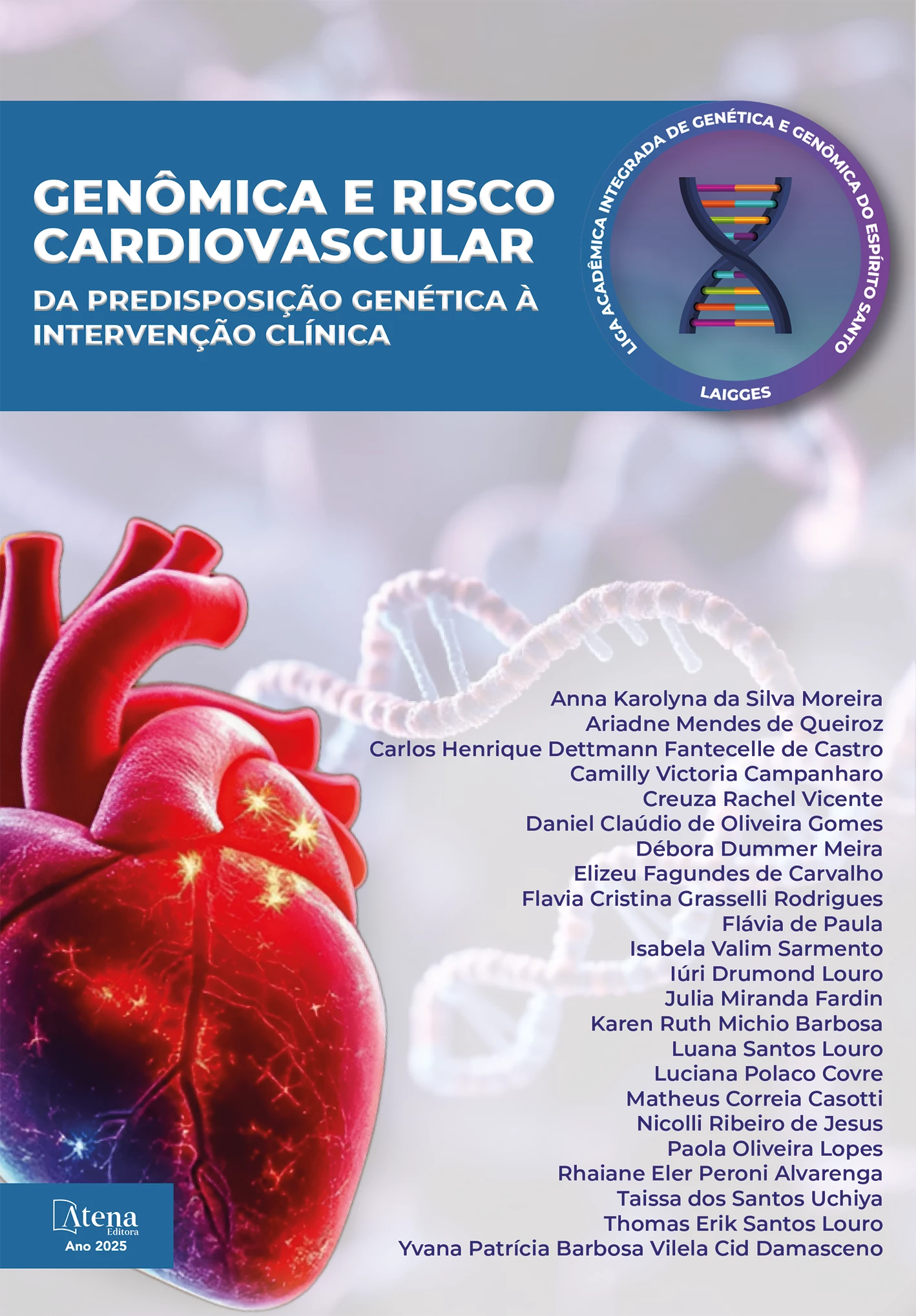 capa do ebook Genômica e risco cardiovascular: da predisposição genética à intervenção clínica