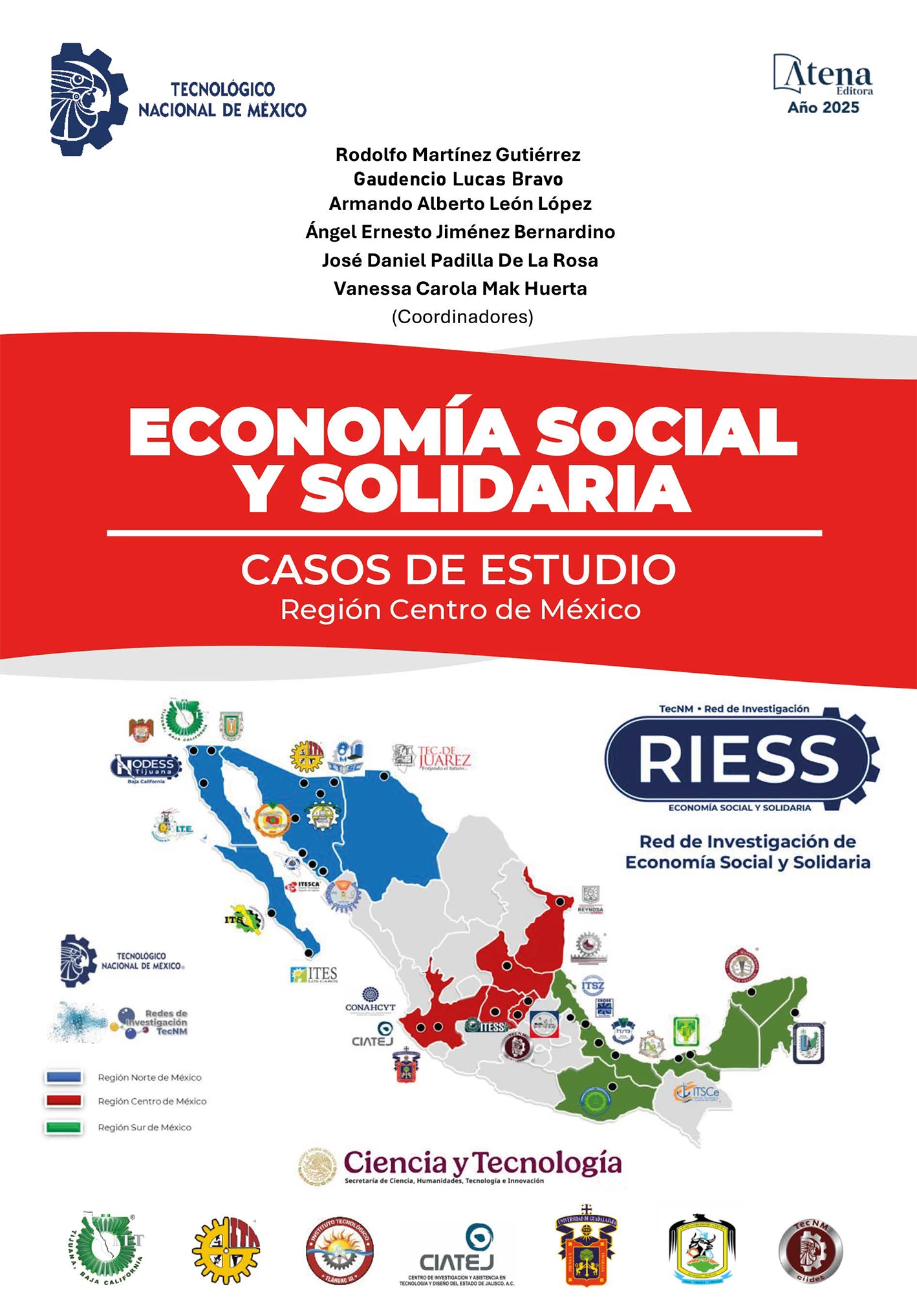 capa do ebook Economía social y solidaria: casos de estudio Región Centro de México