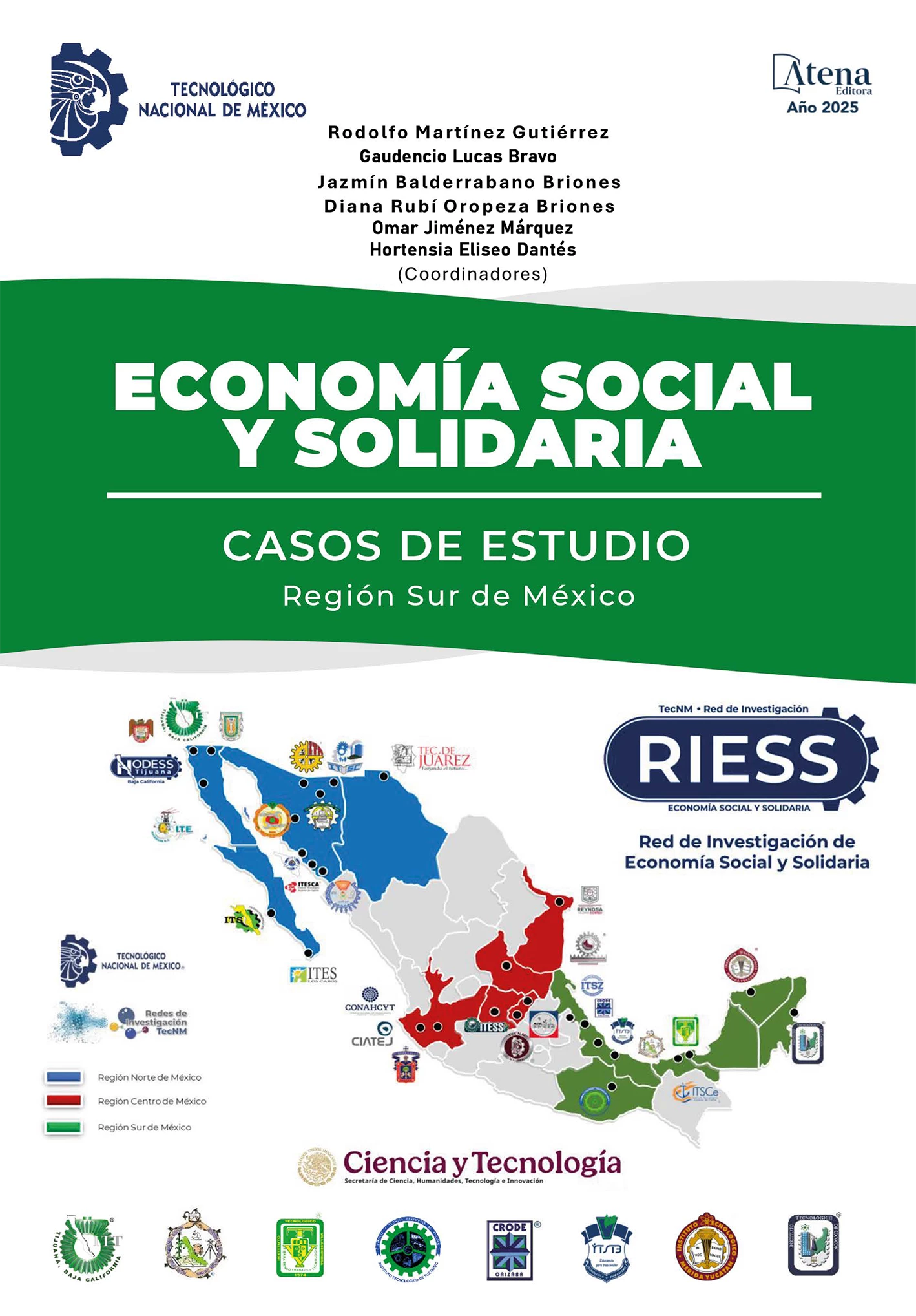 capa do ebook Economía social y solidaria: casos de estudio Región Sur de México