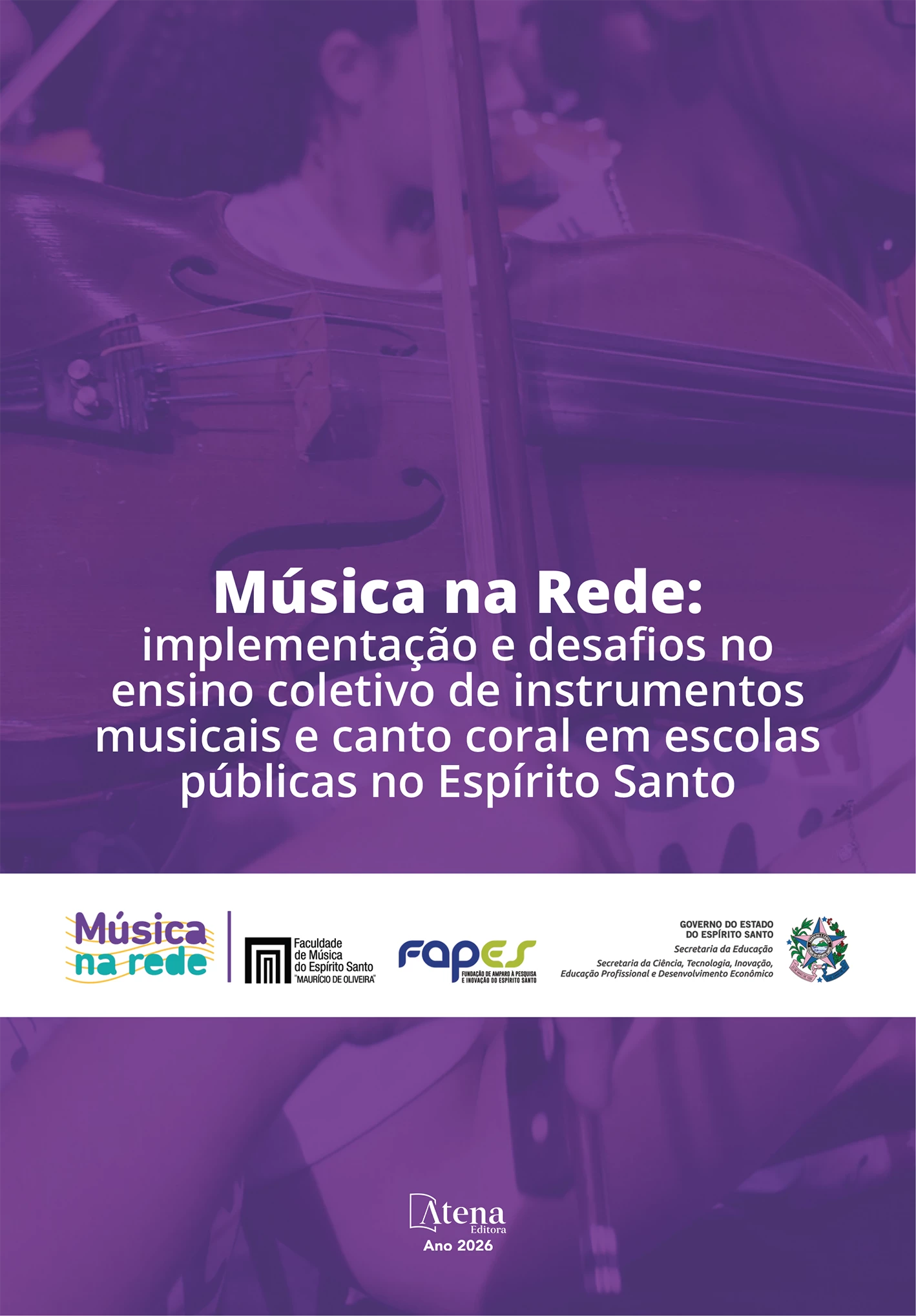 capa do ebook Música na Rede: implementação e desafios no ensino coletivo de instrumentos musicais e canto coral em escolas públicas no Espírito Santo