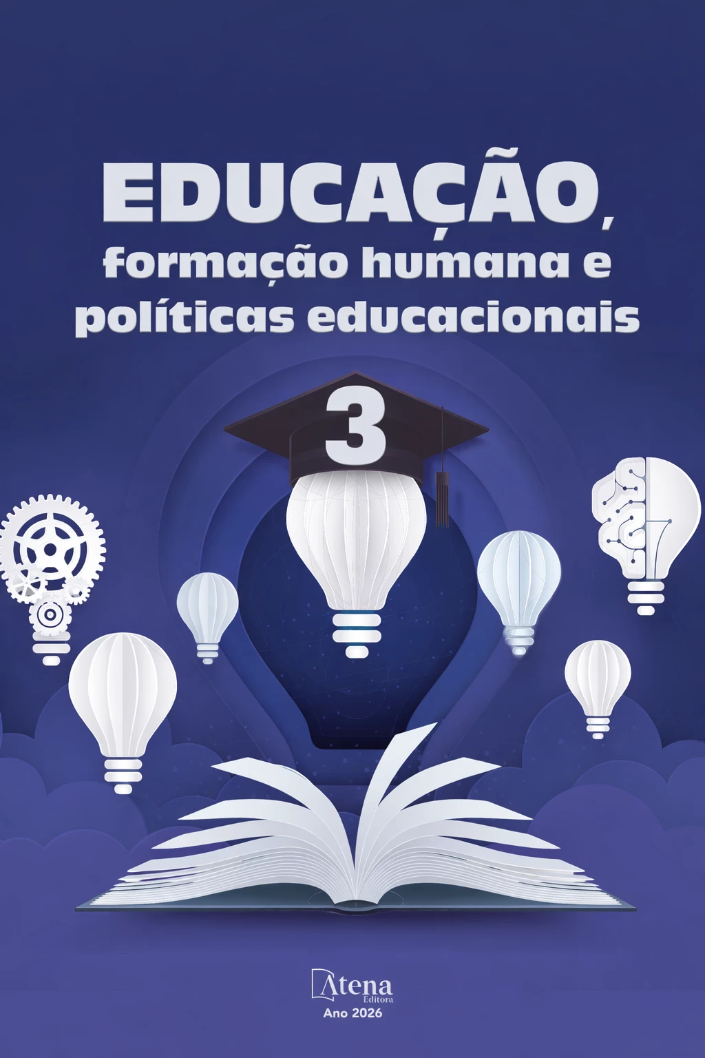 capa do ebook Educação, formação humana e políticas educacionais 3
