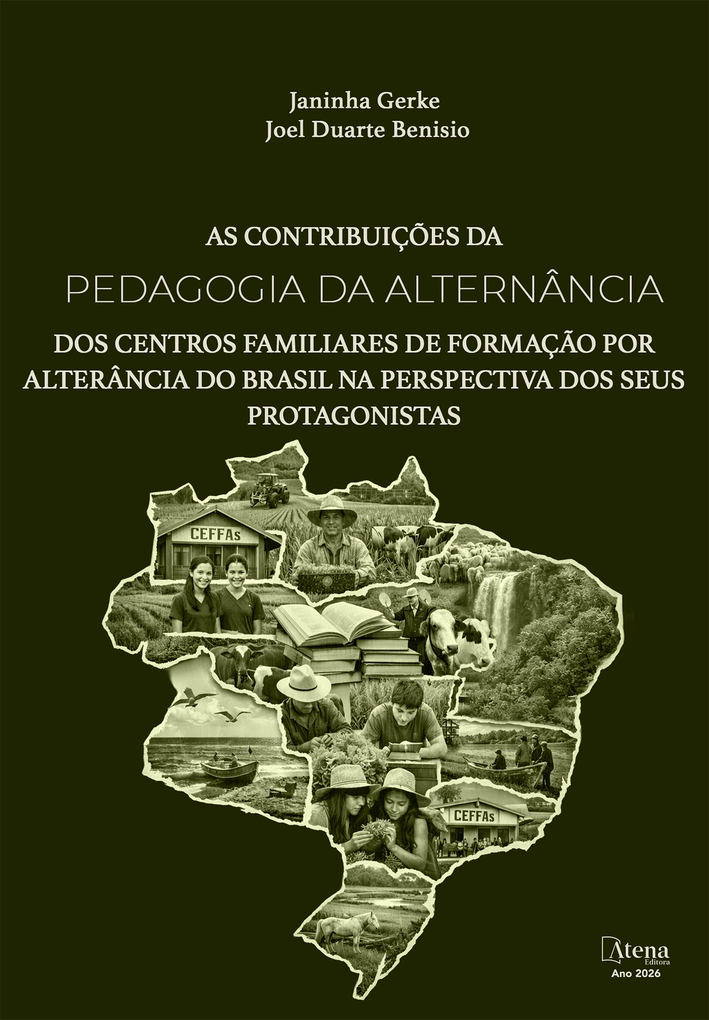 capa do ebook As contribuições da pedagogia da alternância dos centros familiares de formação por alternância do Brasil na perspectiva dos seus protagonistas