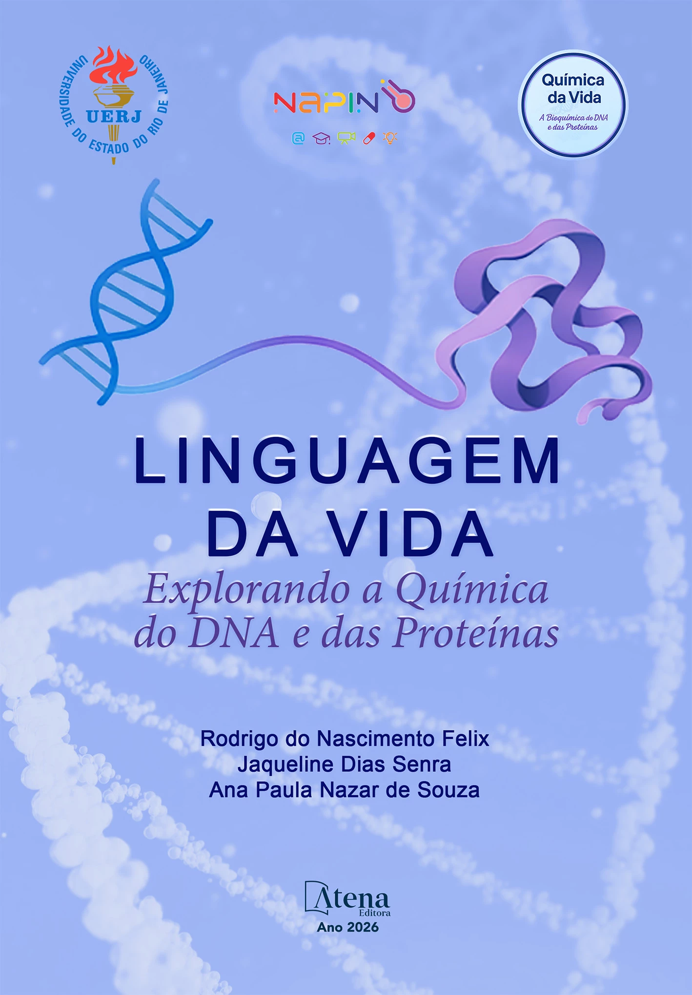 capa do ebook Linguagem da vida: explorando a química do DNA e das proteínas