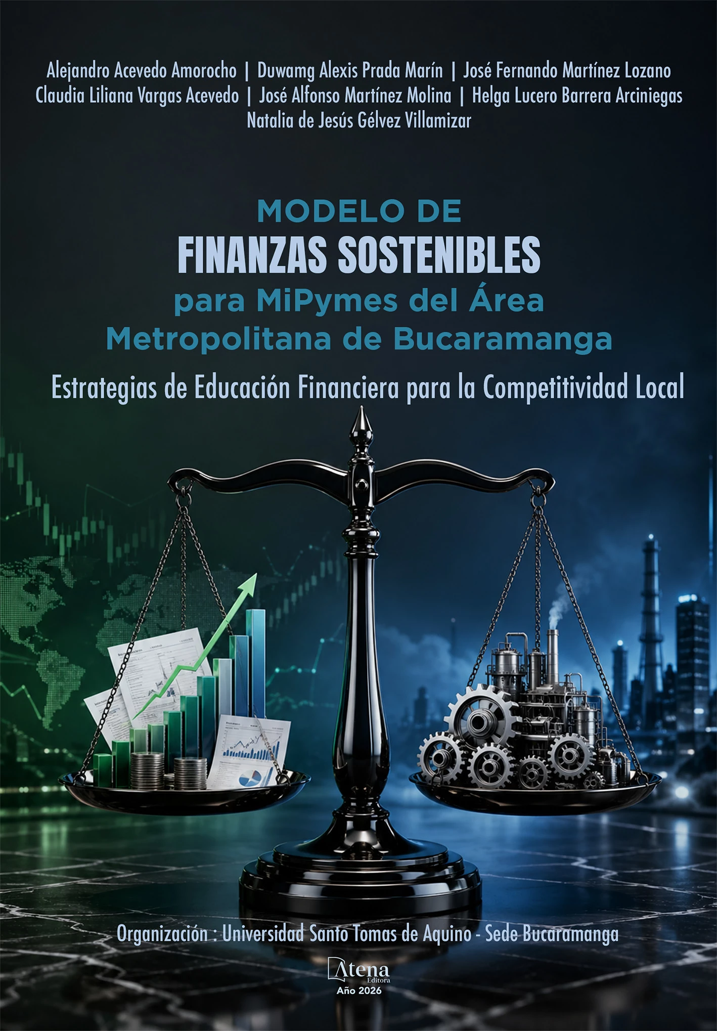 capa do ebook Modelo de finanzas sostenibles para MiPymes del Área Metropolitana de Bucaramanga: estrategias de educación financiera para la competitividad local