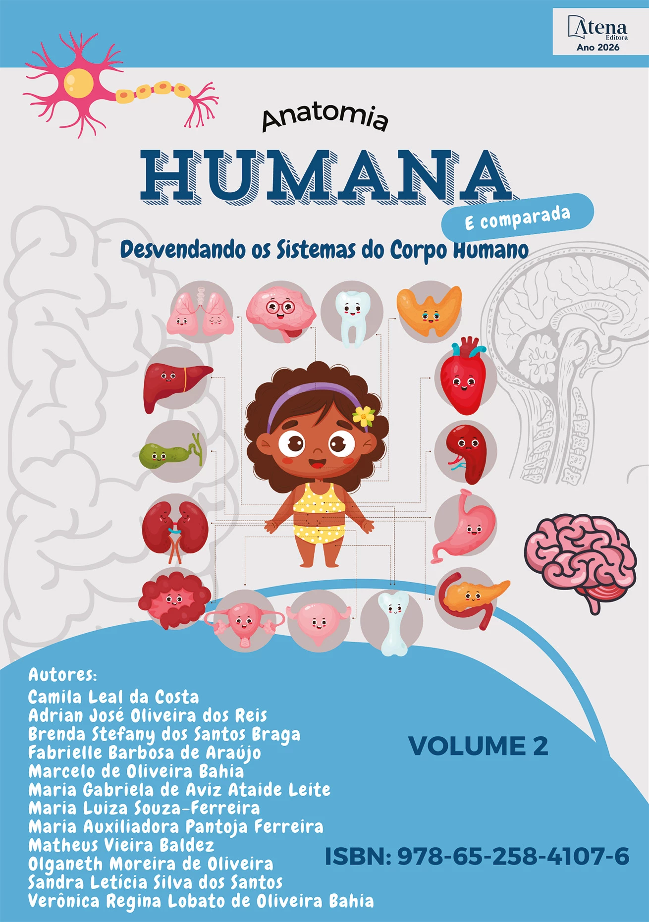 capa do ebook Anatomia humana e comparada: desvendando os sistemas do corpo humano