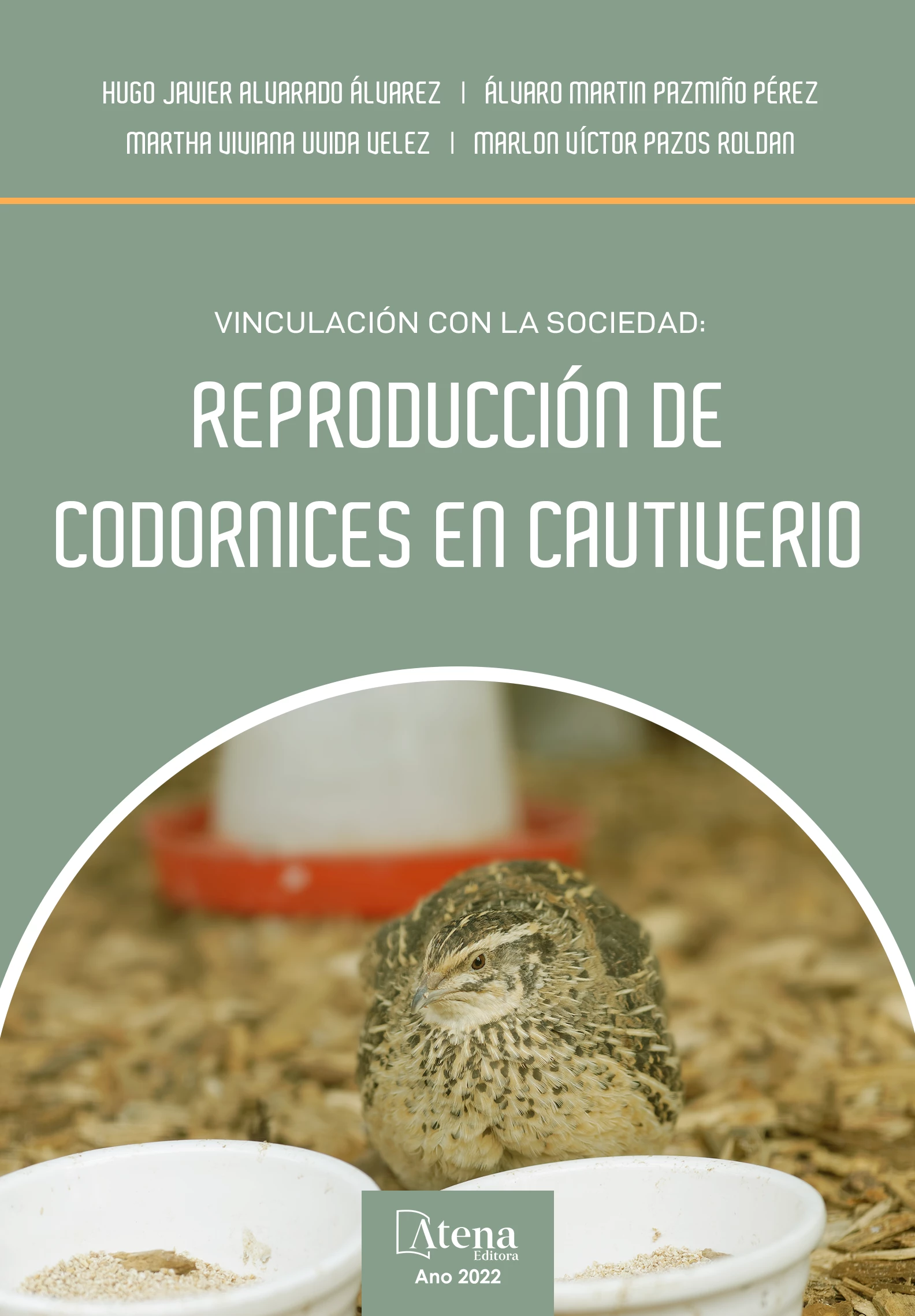 capa do ebook Vinculación con la sociedad: Servicio comunitario reproducción de codornices en cautiverio
