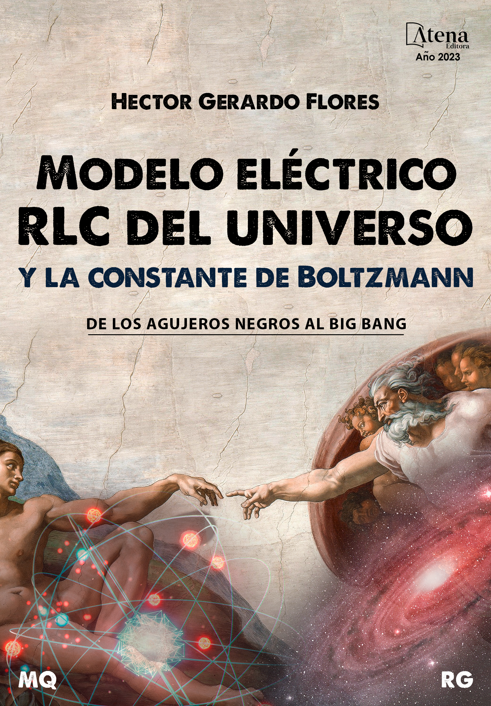 Modelo eléctrico RLC del universo y la constante de Boltzmann