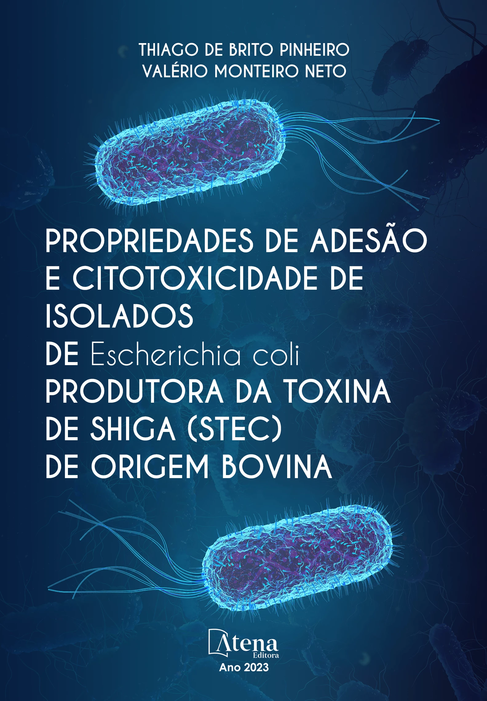 capa do ebook Propriedades de adesão e citotoxicidade de isolados de Escherichia coli produtora da toxina de Shiga (STEC) de origem bovina